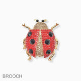 Ladybug Crystal Rhinestone PIN Brooch - view 2