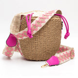 102765, CROCHET STRAW CROSSBODY BAG