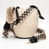 102765, CROCHET STRAW CROSSBODY BAG