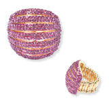 102801, PAVE RHINESTONE STRETCH RING