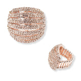 102801, PAVE RHINESTONE STRETCH RING