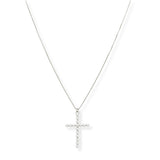 102836, CROSS PEARL STUDDED PENDANT NECKLACE