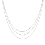 102864, DAINTY CHAIN MULTI LAYERED NECKLACE