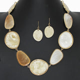 102871, GEOMETRIC CELLULOID ACETATE NECKLACE