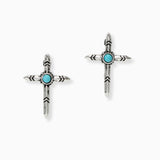 102911, WESTERN CROSS STUD EARRING
