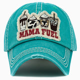 102927, "MAMA FUEL" WASHED VINTAGE BALL CAP