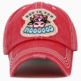 102929, "NOT IN THE MOOD" WASHED VINTAGE BALL CAP