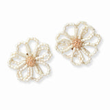 102933, FLOWER BEADED EARRING