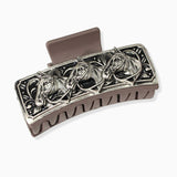 102966, WESTERN HORSE RECTANGULAR GRANDER HAIR CLAW