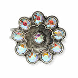 102980, WESTERN FLOWER HINGED BRACELET