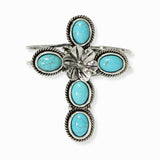 102981, WESTERN CROSS HINGED BRACELET