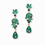 102992, MULTI SHAPE RHINESTONE DANGLE EARRING