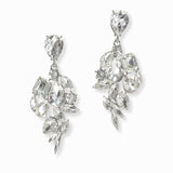 102993, GEOMETRIC SHAPE RHINESTONE DANGLE EARRING