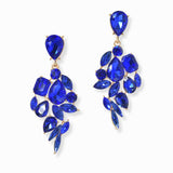 102993, GEOMETRIC SHAPE RHINESTONE DANGLE EARRING