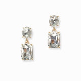 102994, RECTANGLE RHINESTONE DANGLE EARRING