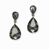 102996, TEARDROP RHINESTONE DANGLE EARRING