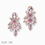 103002, RHINESTONE EVENING CLIP ON EARRING