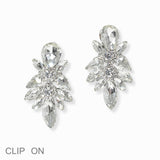 103002, RHINESTONE EVENING CLIP ON EARRING