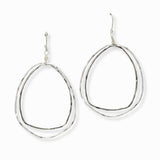 103030, GEOMETRIC METAL DANGLE EARRING