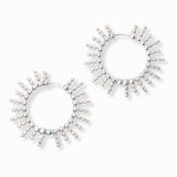 103076, SUNBURST HOOP EARRING