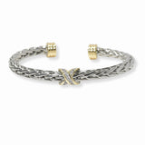 103102, X ACCENT DESIGNER INSPIRED CUFF BRACELET