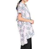103106, LEAF PRINTED KIMONO