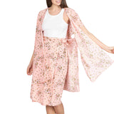 103108, FLORAL PRINTED SHAWL TOP