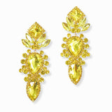 103110, RHINESTONE STATEMENT DANGLE EARRING