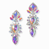 103110, RHINESTONE STATEMENT DANGLE EARRING