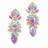103110, RHINESTONE STATEMENT DANGLE EARRING