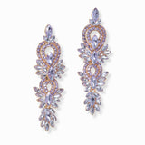 103111, CRYSTAL RHINESTONE DANGLE EARRING