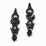 103111, CRYSTAL RHINESTONE DANGLE EARRING