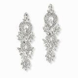103111, CRYSTAL RHINESTONE DANGLE EARRING