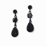 103113, TEARDROP RHINESTONE DANGLE EARRING