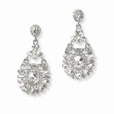 103115, GEOMETRIC RHINESTONE DANGLE EARRING
