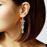 103159, SEA TURTLE DROP DANGLE EARRING