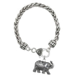 103199, ELEPHANT CHARM METAL BRACELET
