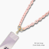 103208, CELLULOID ACETATE CROSS BODY PHONE LANYARD