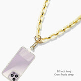 103209, CELLULOID ACETATE CROSS BODY PHONE LANYARD