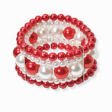 103218, PEARL BEADED STRETCH BRACELET