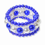 103218, PEARL BEADED STRETCH BRACELET