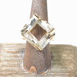 103222, BAGUETTE RHINESTONE STRETCH RING