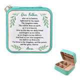 103232, "LORD'S PRAYER" FAUX LEATHER JEWELRY BOX