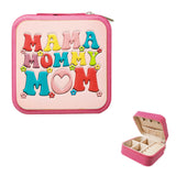 103232, "MAMA MOM" FAUX LEATHER JEWELRY BOX