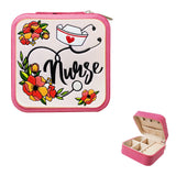 103232, "NURSE" FAUX LEATHER JEWELRY BOX