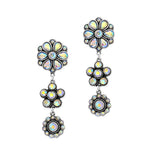 103359, WESTERN RHINESTONE DANGLE EARRING