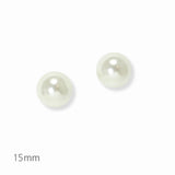 103397, 15MM PEARL STUD EARRING