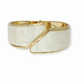 103414, CELLULOID ACETATE OPEN BANGLE BRACELET