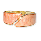103414, CELLULOID ACETATE OPEN BANGLE BRACELET