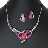 103417, GEOMETRIC CELLULOID ACETATE NECKLACE